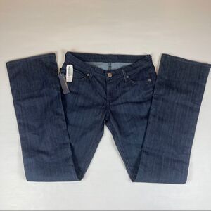 NWT Fidelity Jeans Japan Rose Long Flare Phantom Rinse Denim Women's Size 29